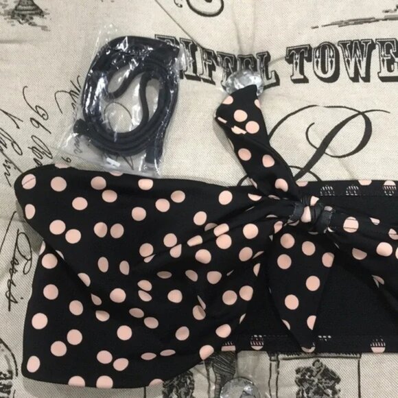 NWOT TOPSHOP Spot Bandeau Bikini Top - Picture 8 of 8